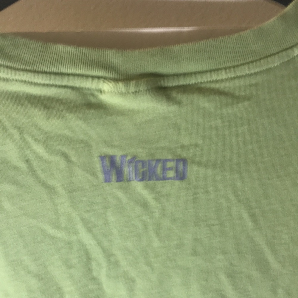 Wicked top size xl short sleeve t shirt Green for good - Picture 3 of 5